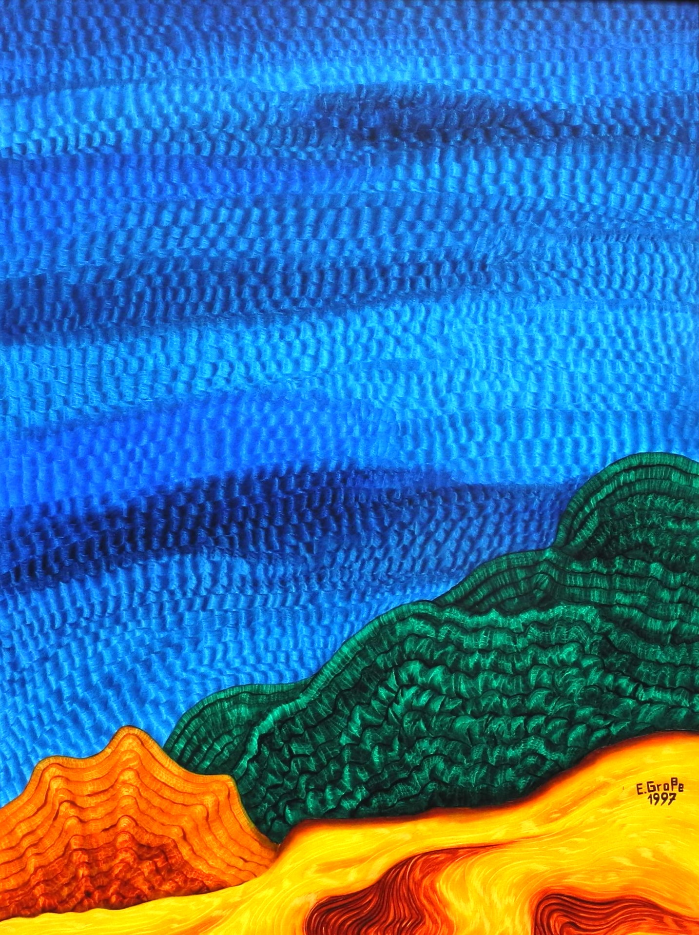 Blaue Ebene von Grosse, Erwin Blaue Ebene von Grosse, Erwin