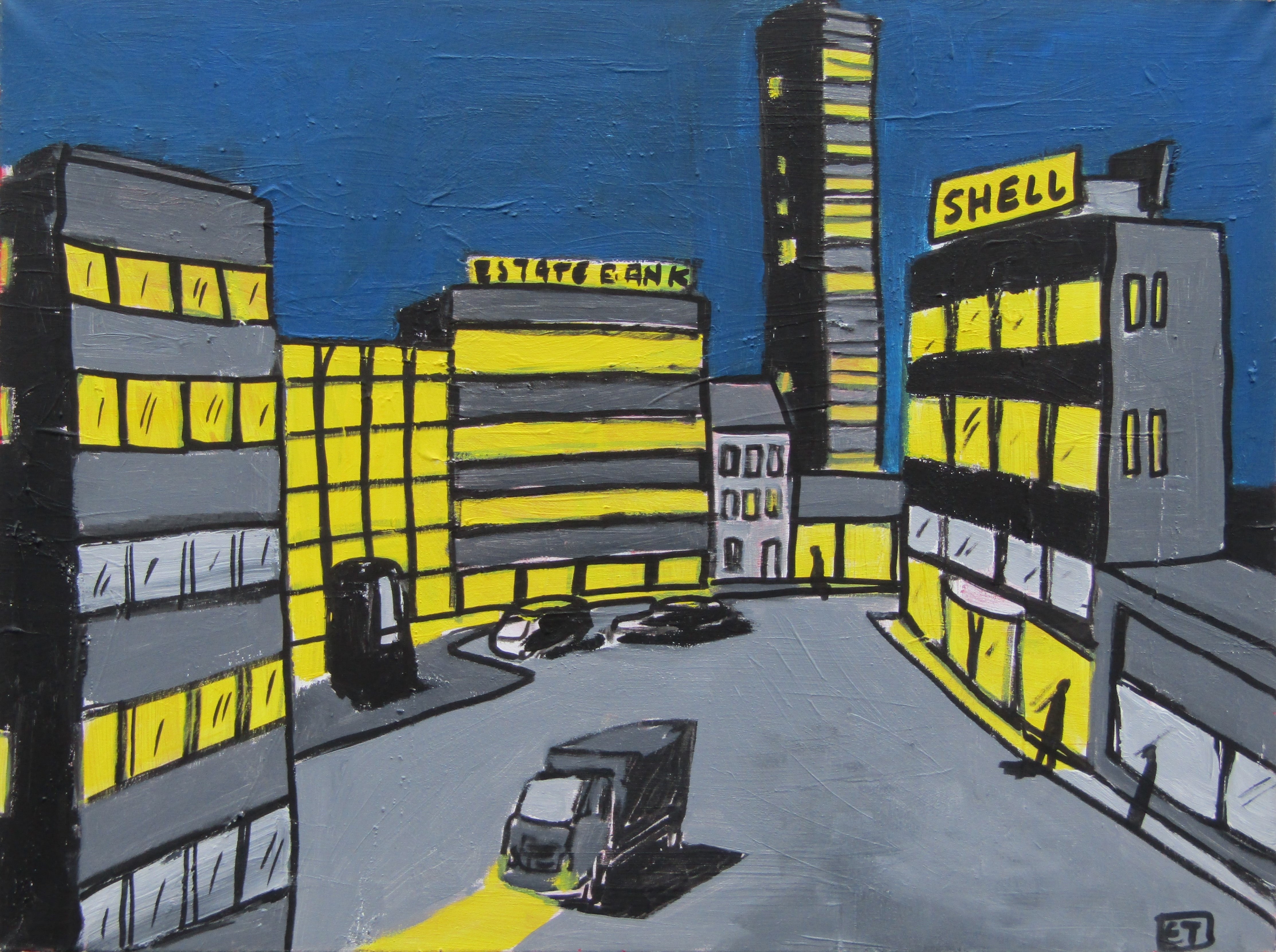 City by night 12 von Tornado, Eddy