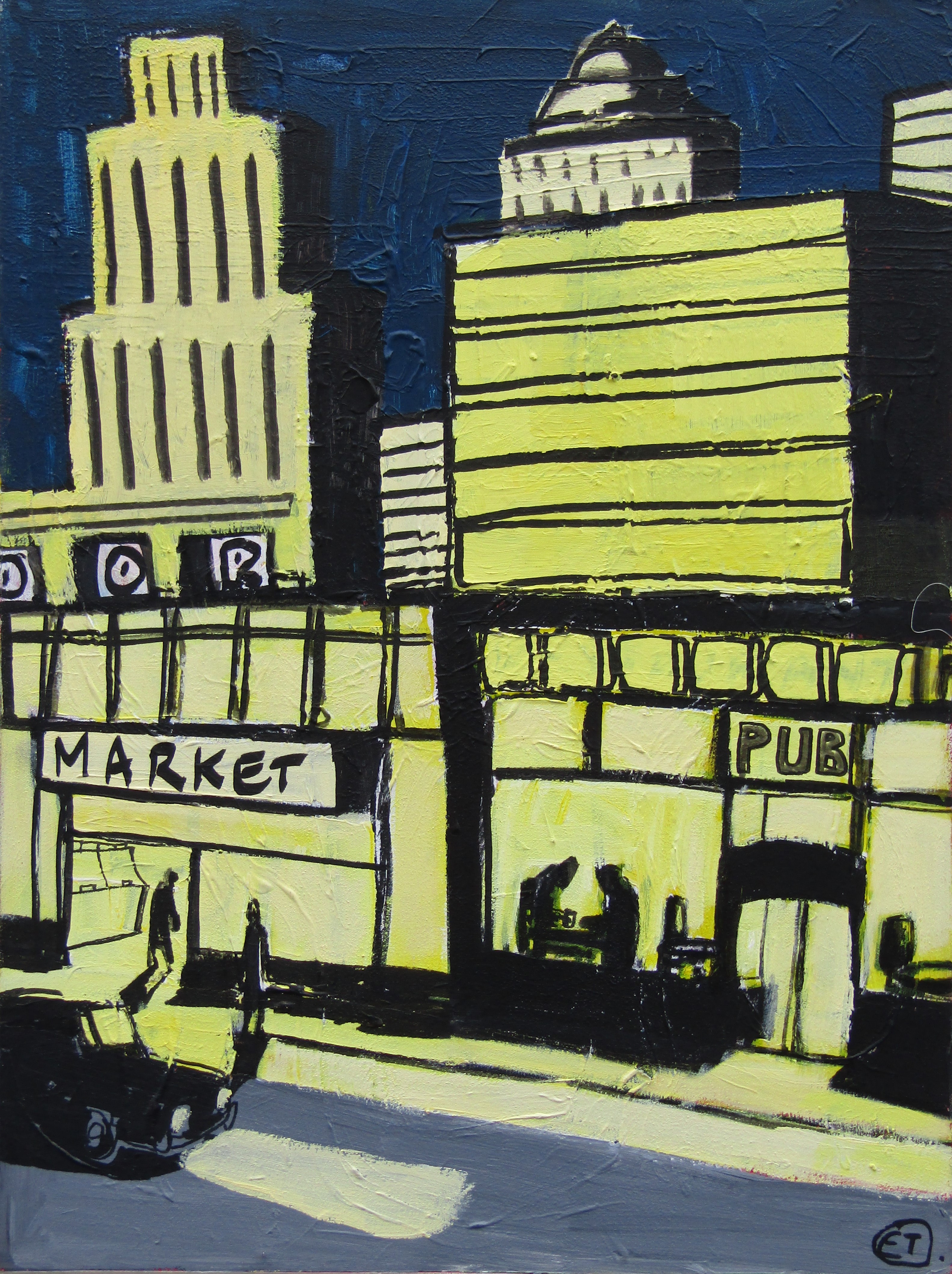 City by night 5 von Tornado, Eddy