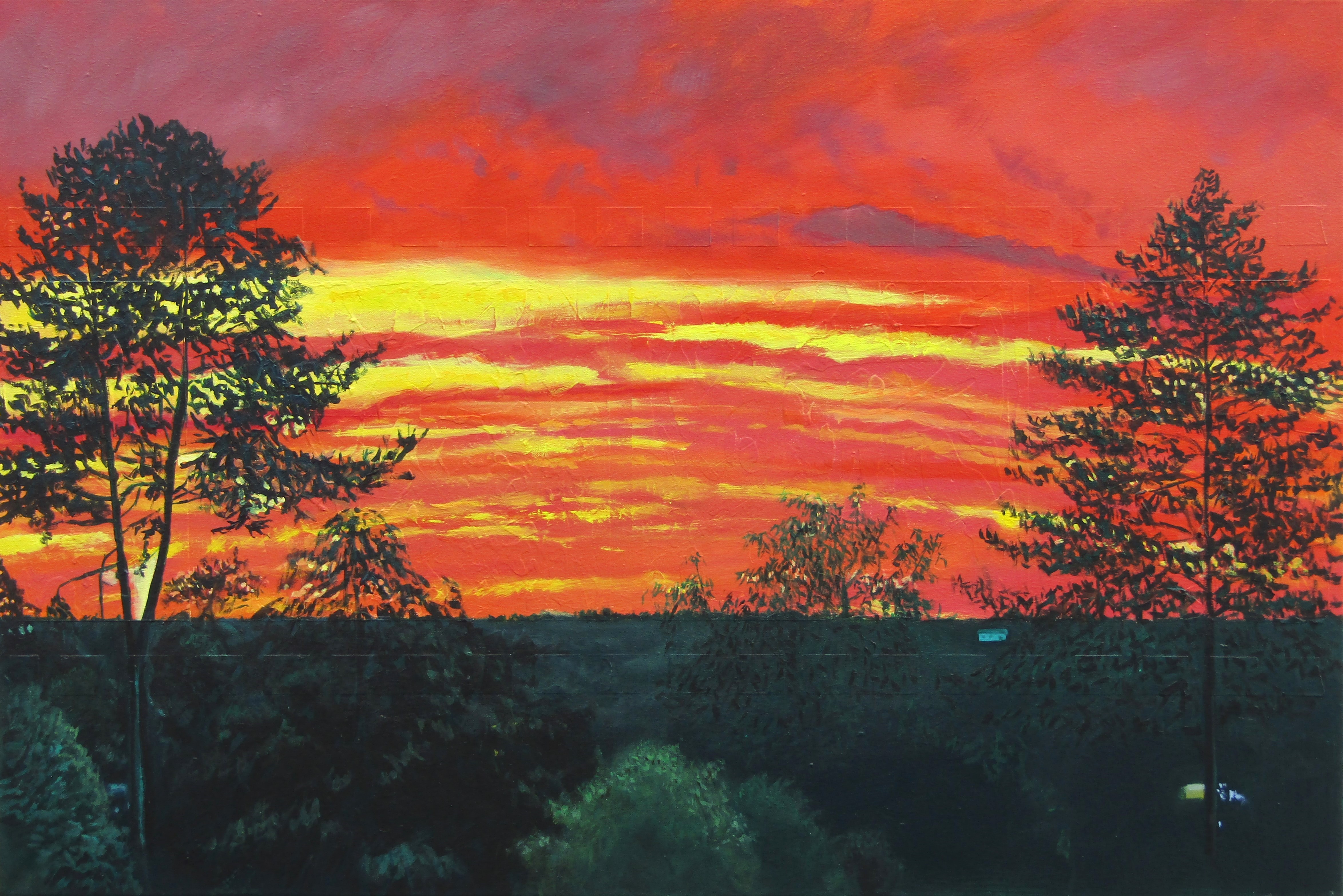 Abendrot - Selhof von Albin Rebuz