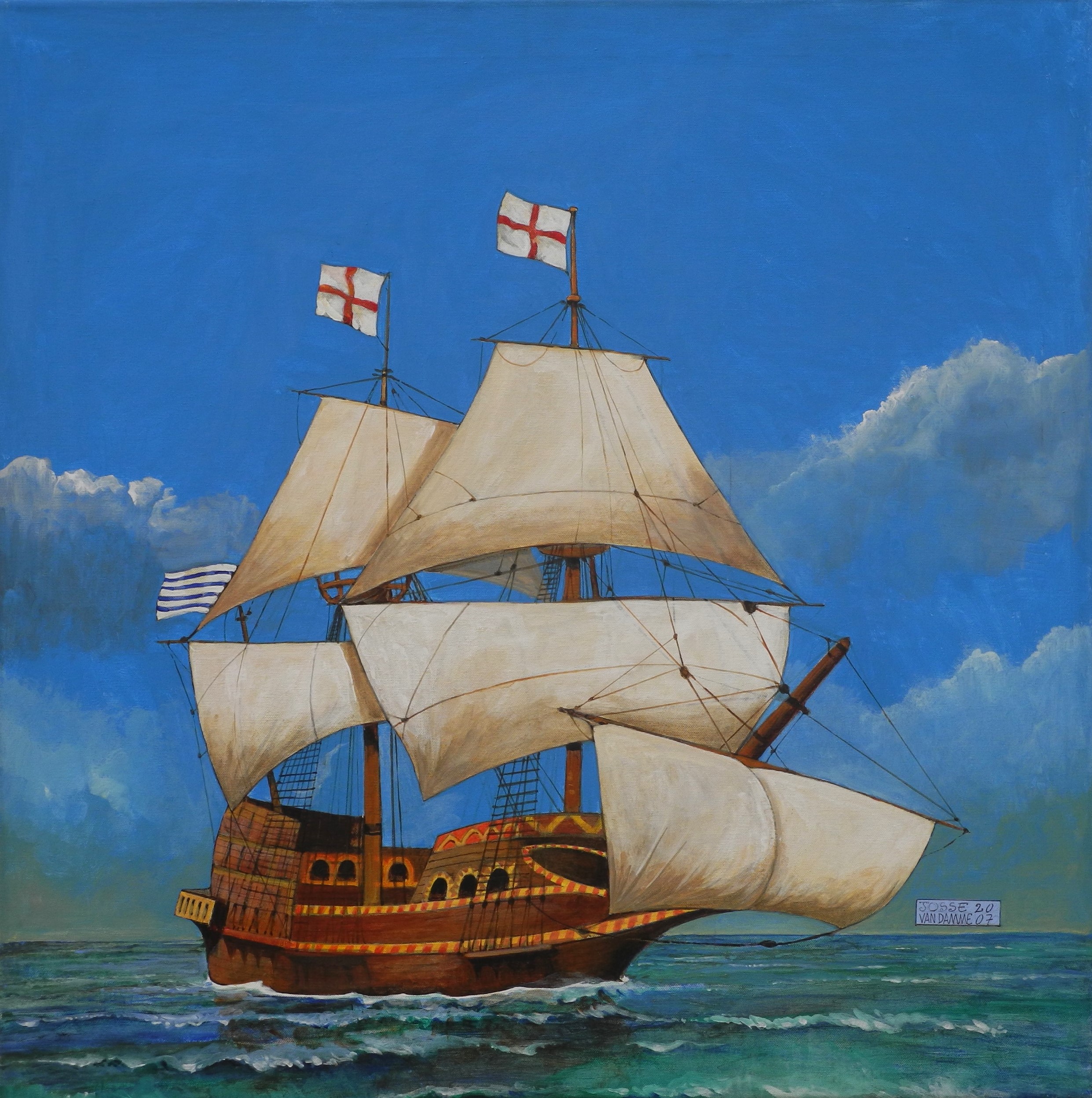 Golden Hind von Van Damme, Josse