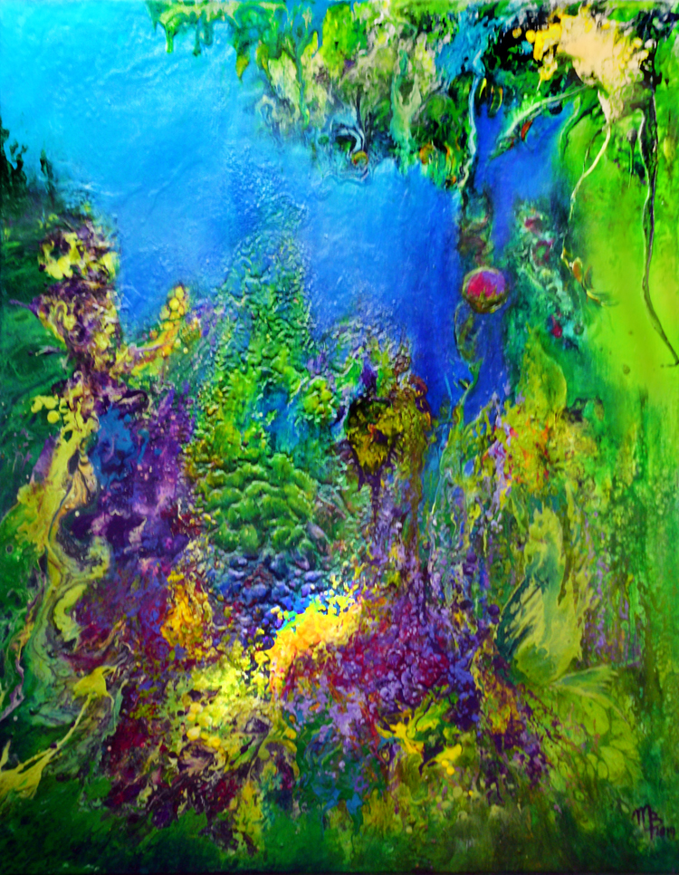 Natur abstrakt 35 von Bellebna, Marion