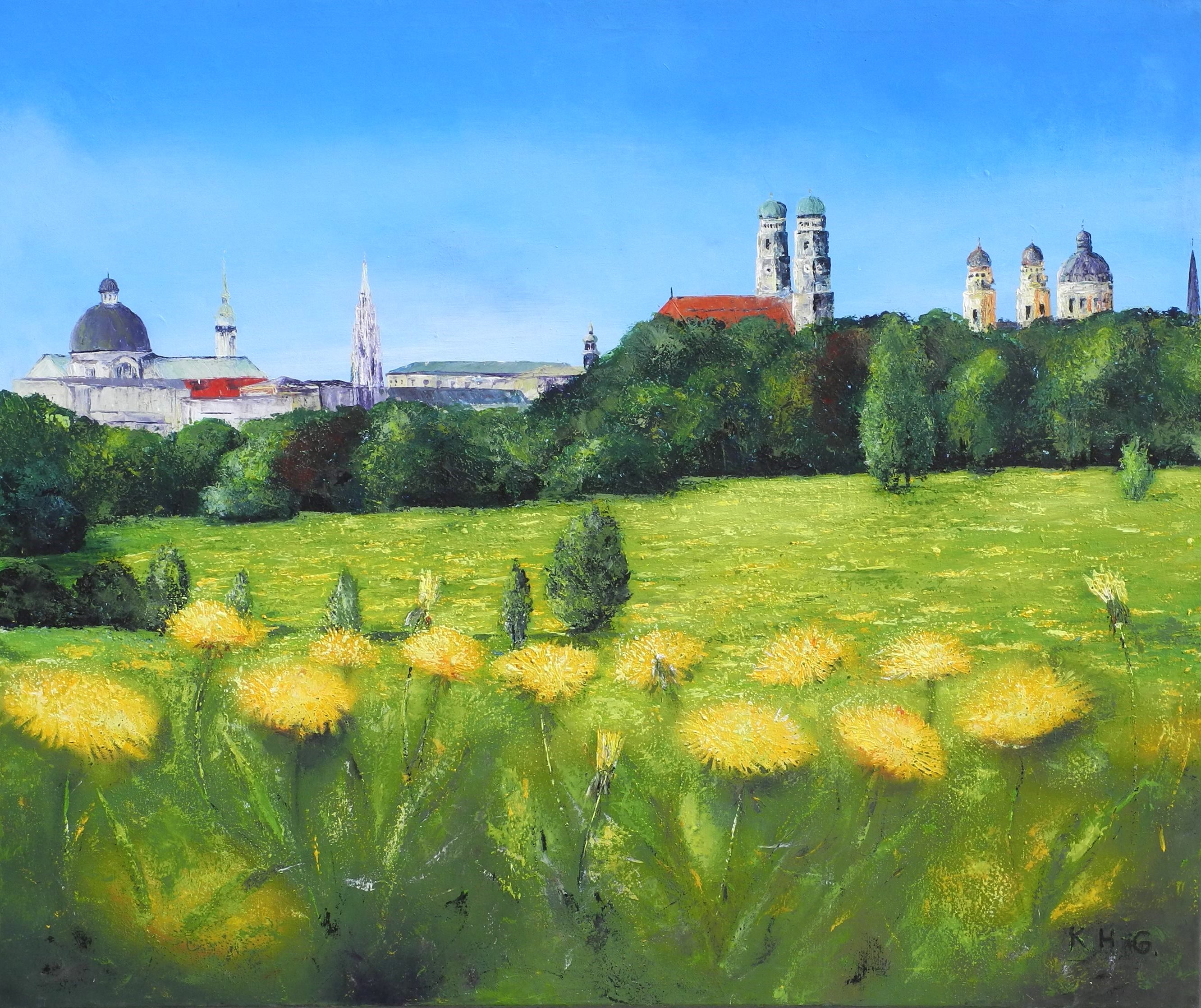 Frühling in München von Hansen-Gluschitz, Katharina Frühling in München von Hansen-Gluschitz, Katharina