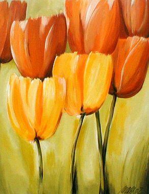 Tulpen rosrot von Peters, Monika