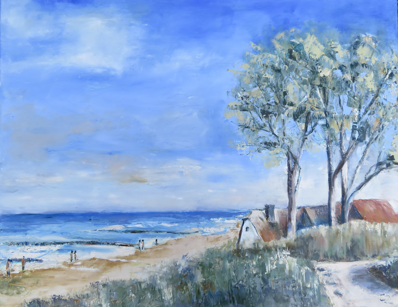 Strand bei Ahornshoop von Zenzes, Christa 