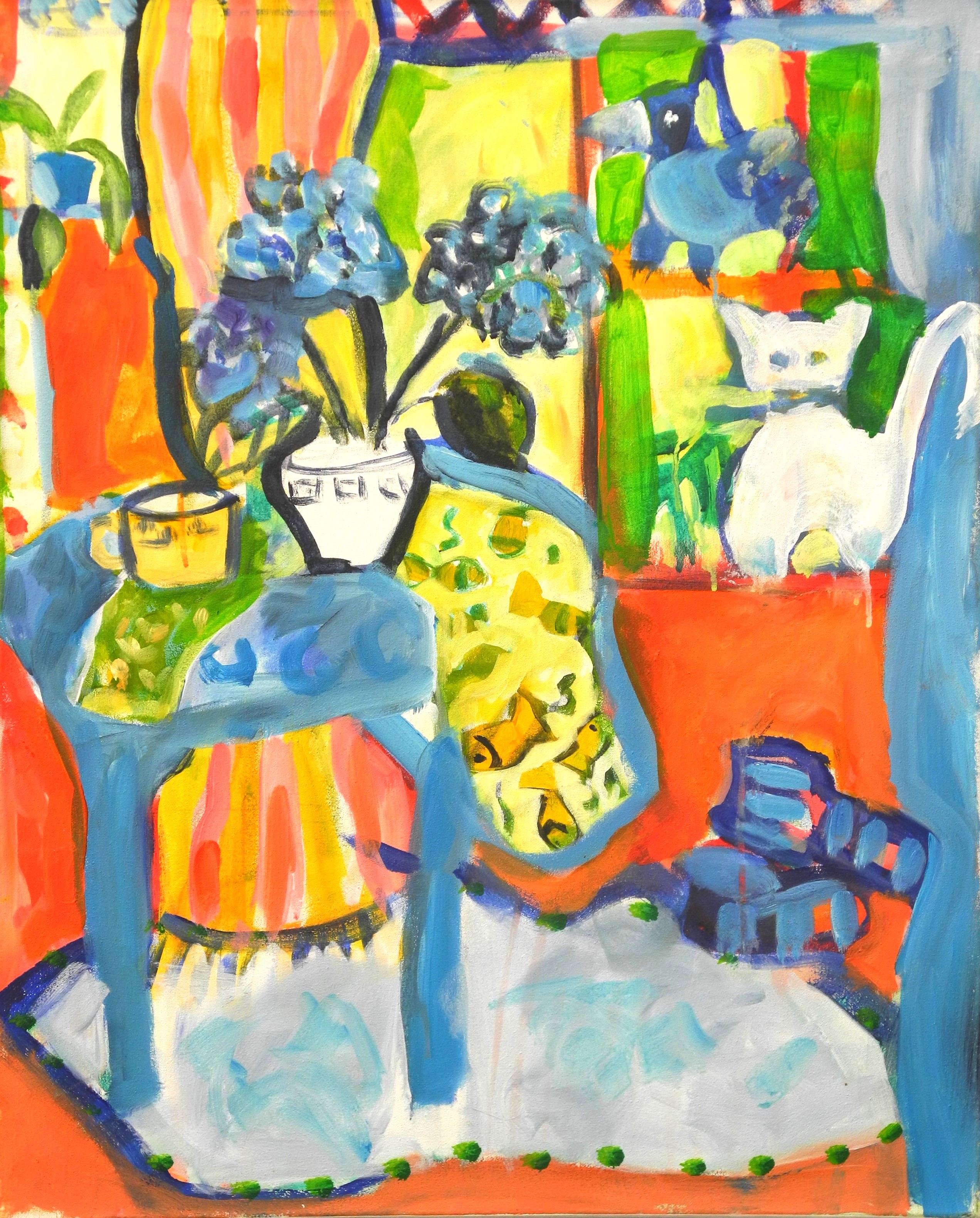 Die blaue Hortensie von Krause, Alessia