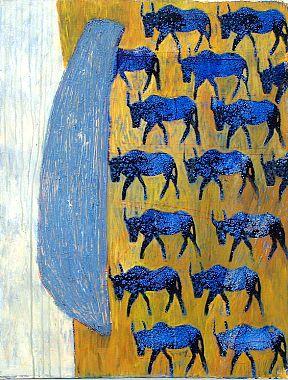 Blaue Gnus von Pietsch, Frank