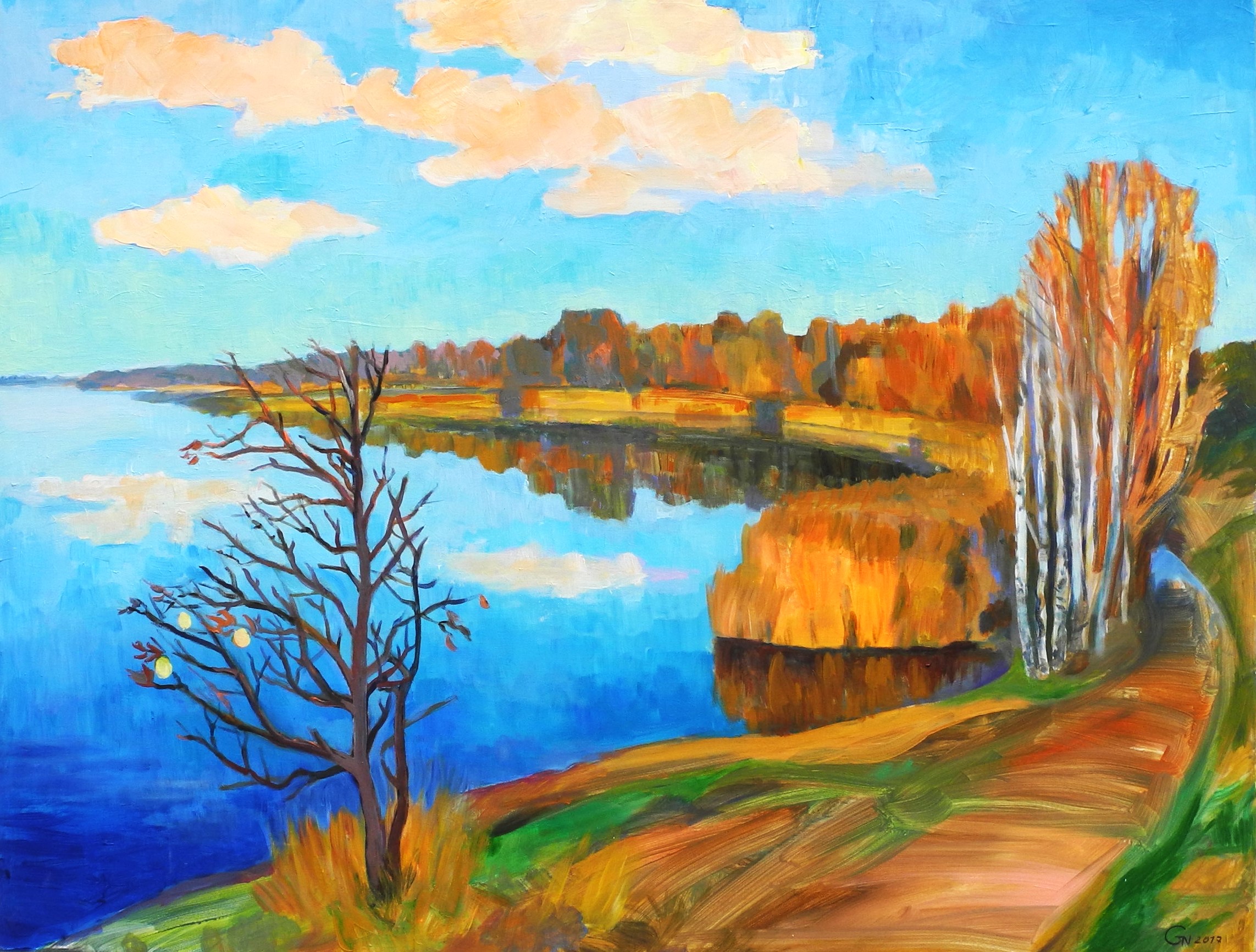 Herbstliche Landschaft von Generosow, Nadja