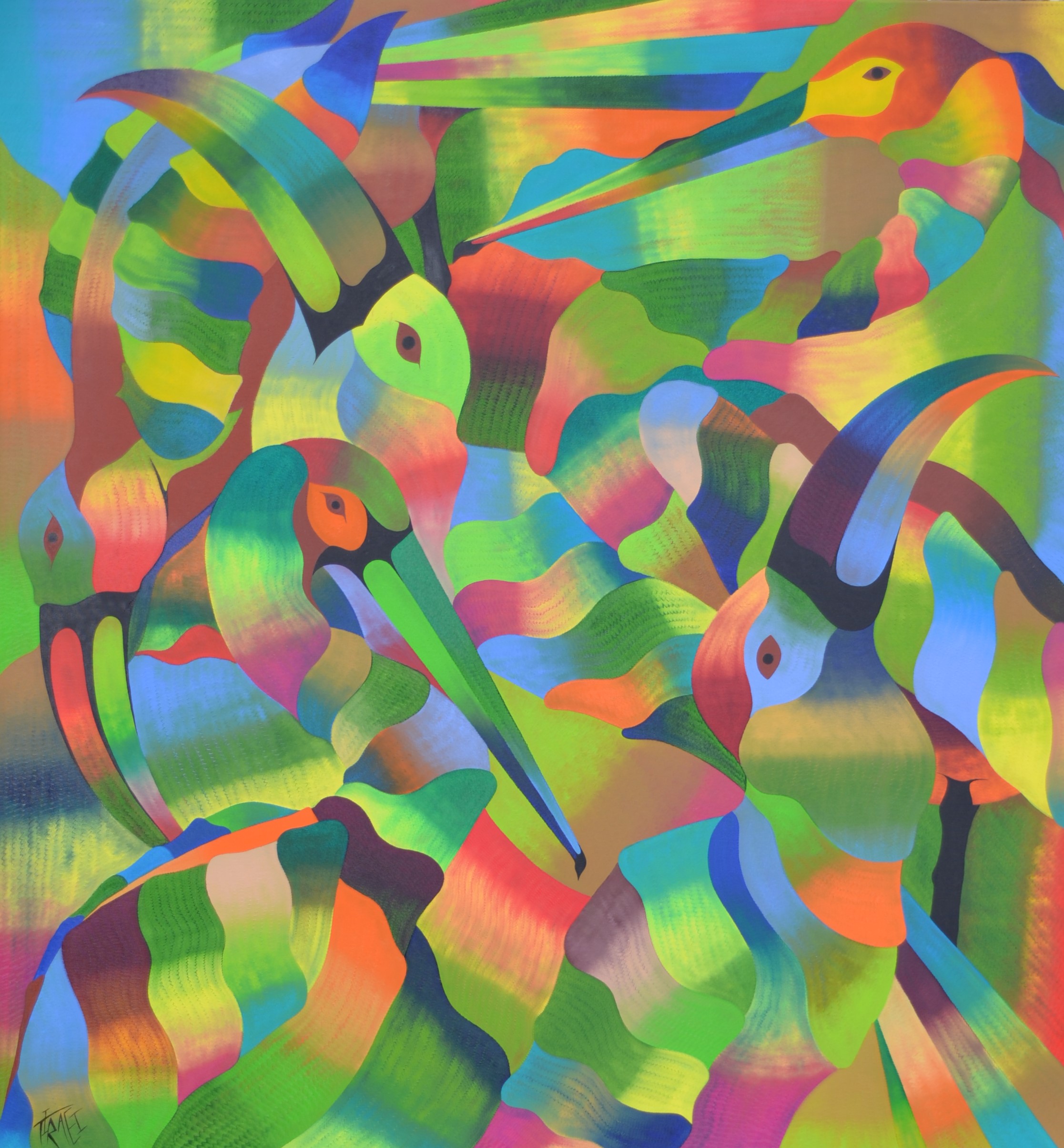 Bunte Vögel I von Tiraei, Said